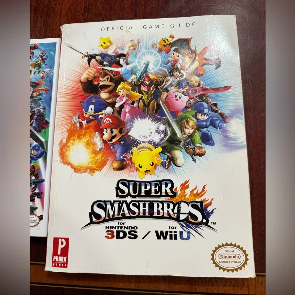 Nintendo Super Smash Bros. Guide with Multicolor Cover